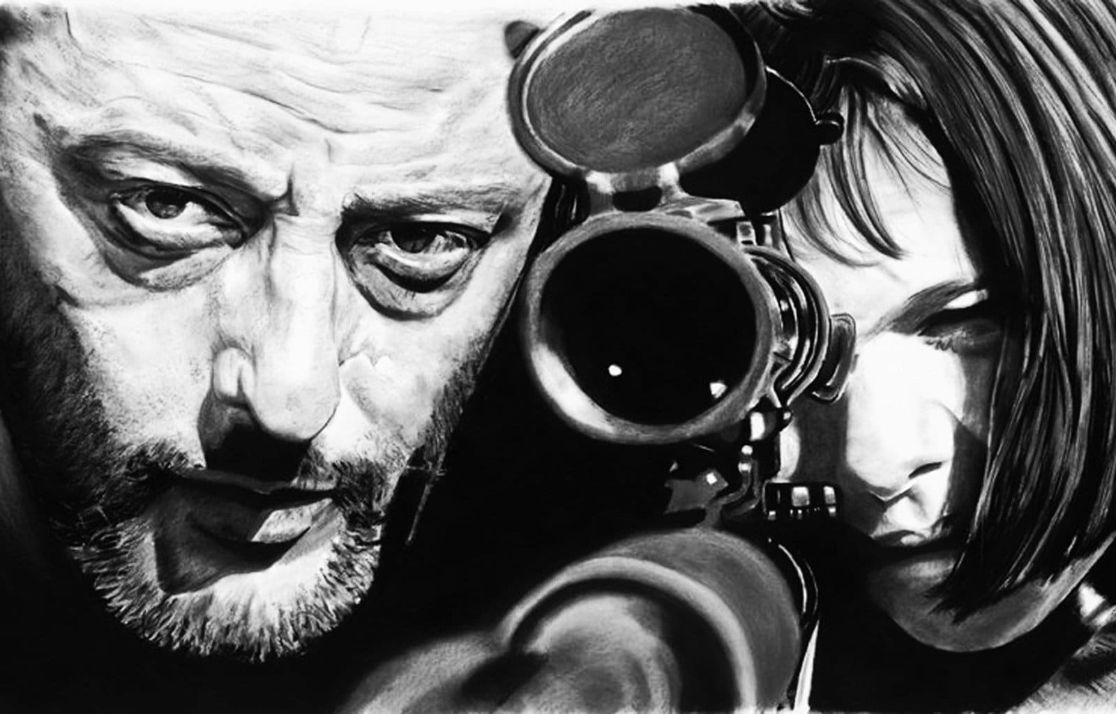 Jean Reno and Natalie Portman in Léon: The Professional