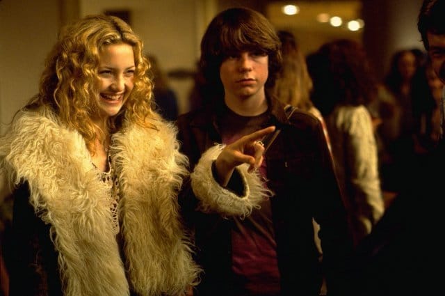 Kate Hudson and Patrick Fugit in Almost Famous