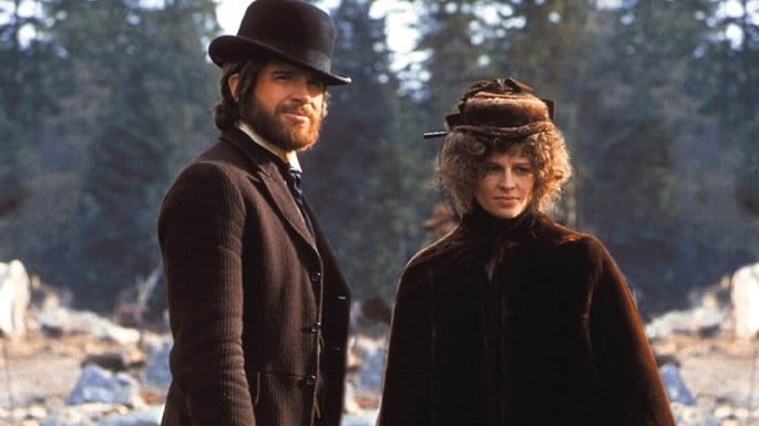 Warren Beatty and Julie Christie in McCabe & Mrs Miller