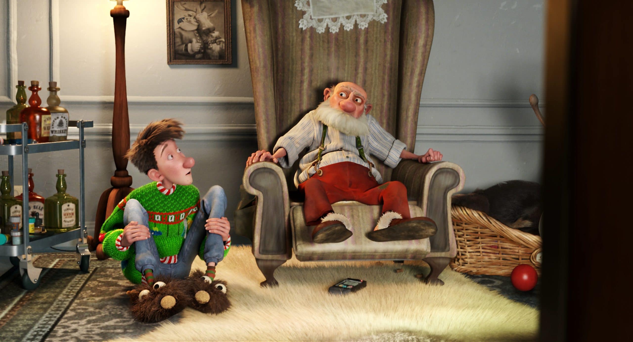 Arthur Christmas and Grandsanta