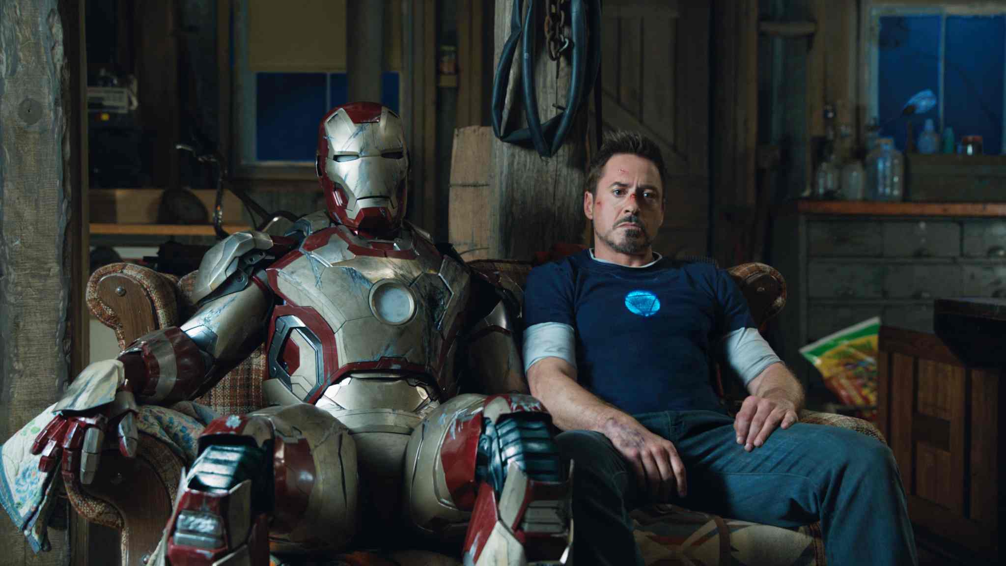 Robert Downey Jr in Iron Man 3