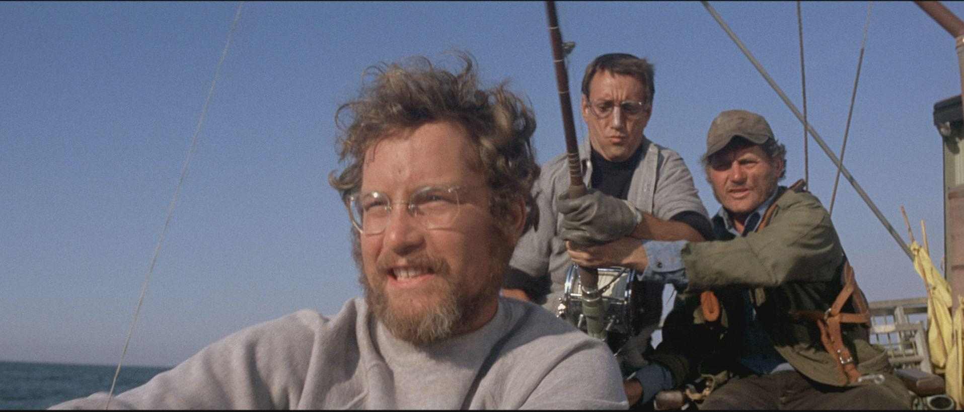 Richard Dreyfuss, Roy Scheider, Robert Shaw in Jaws