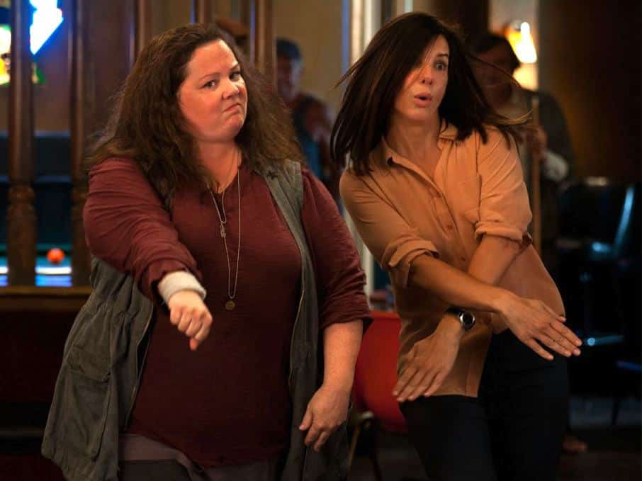 Melissa McCarthy and Sandra Bullock in The Heat