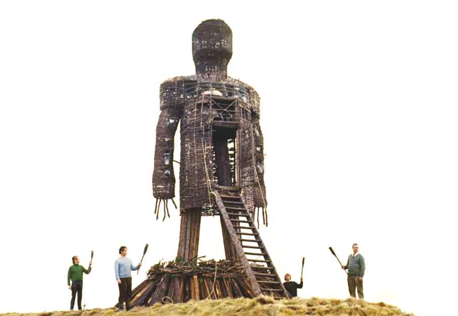 The wicker man in The Wicker Man
