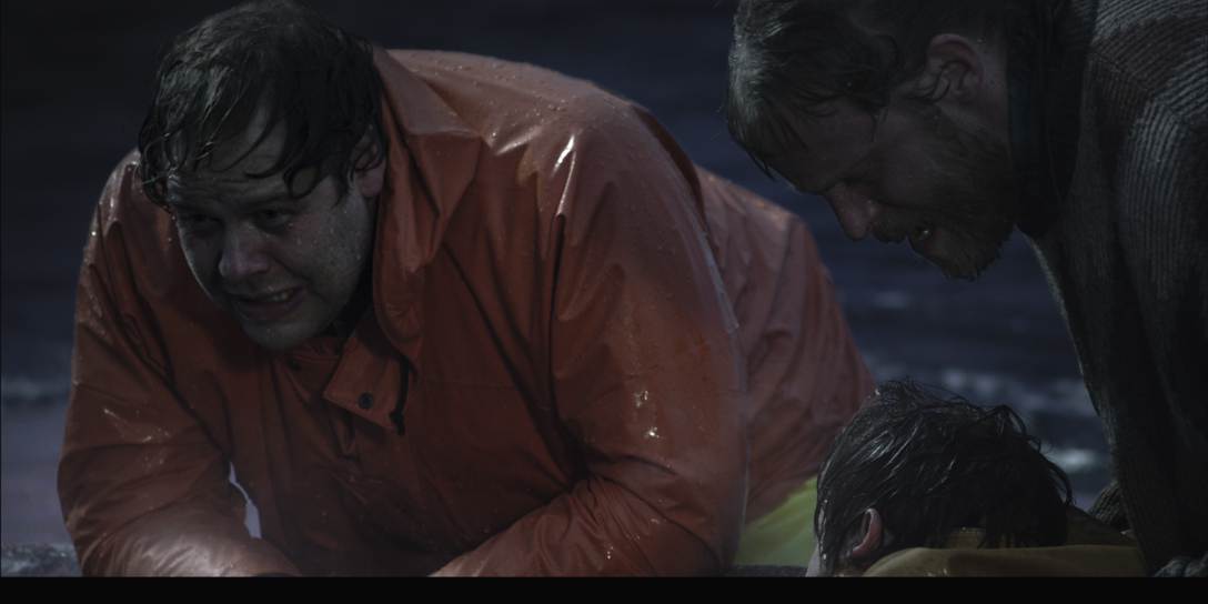 Ólafur Darri Ólafsson (left) in The Deep