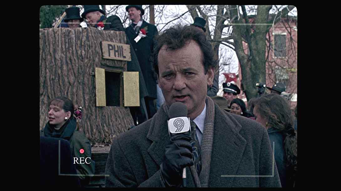 Bill Murray in Groundhog Day