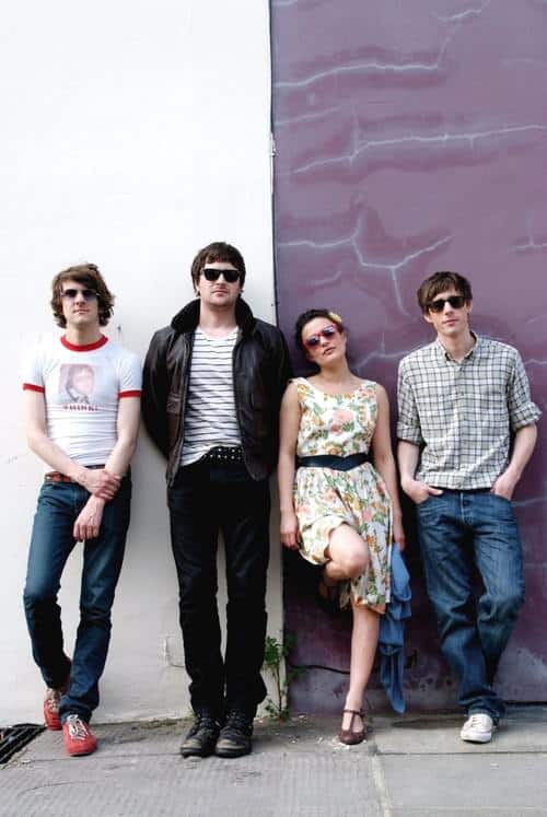 Ian Bonar, Kieran Bew, Lyndsey Marshal and Mathew Baynton strike the indie pose in 1234