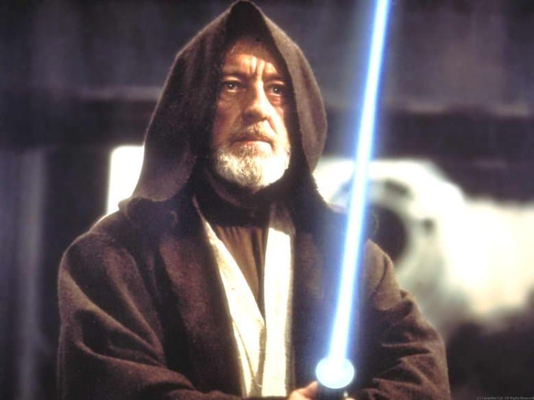 Alec Guinness as Obi-Wan Kenobi