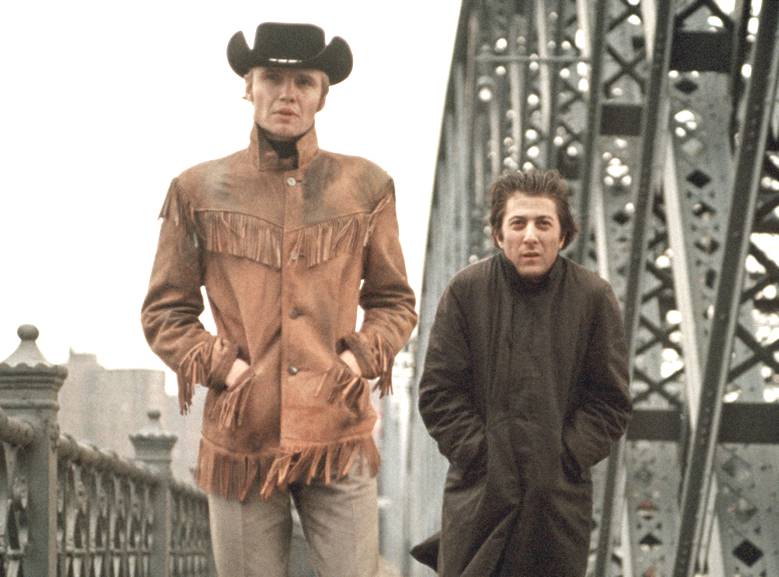Jon Voight and Dustin Hoffman in Midnight Cowboy