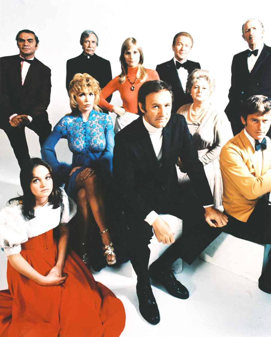 Gene Hackman and the cast of The Poseidon Adventure