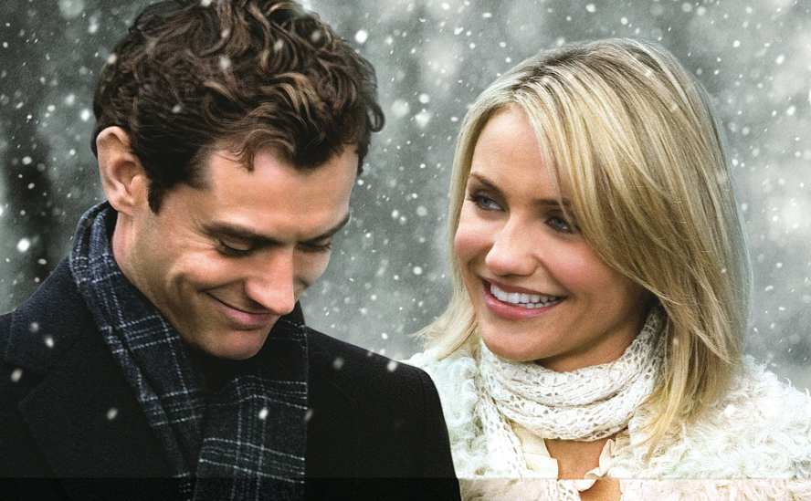 Jude Law and Cameron Diaz in The Holiday