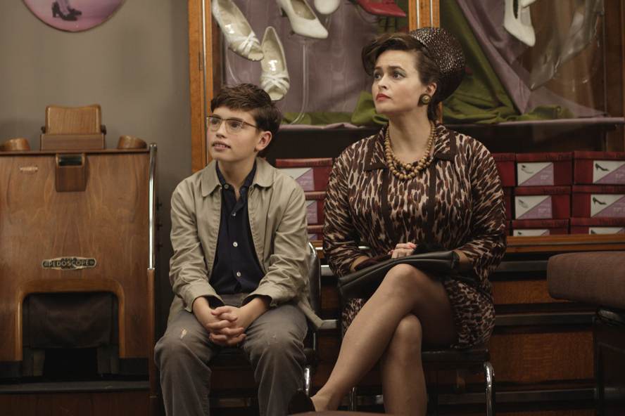 Gregg Sulkin and Helena Bonham Carter in Sixty Six