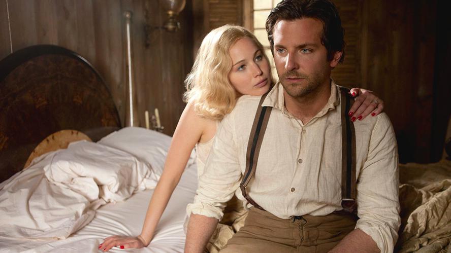 Jennifer Lawrence and Bradley Cooper in Serena