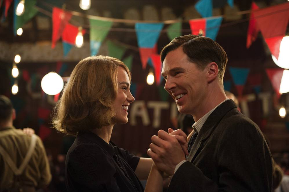 Keira Knightley and Benedict Cumberbatch in The Imitation Game