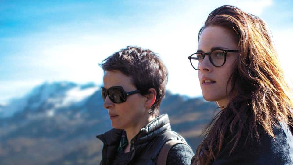 Juliette Binoche and Kristen Stewart in Clouds of Sils Maria