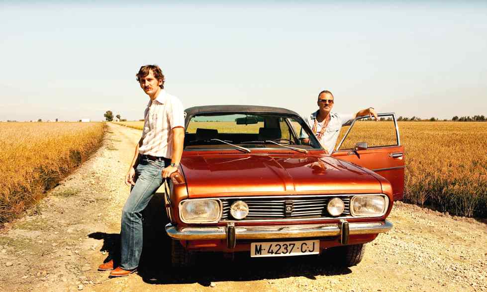 Raúl Arévalo and Javier Gutiérrez as cops on the case in the otherworldly Guadalquivir Marshes