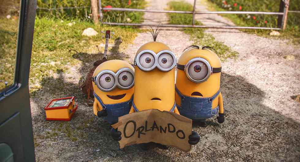 The Minions hitch a ride