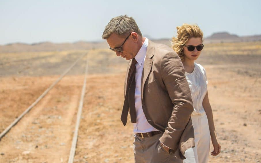 Daniel Craig and Léa Seydoux in Spectre