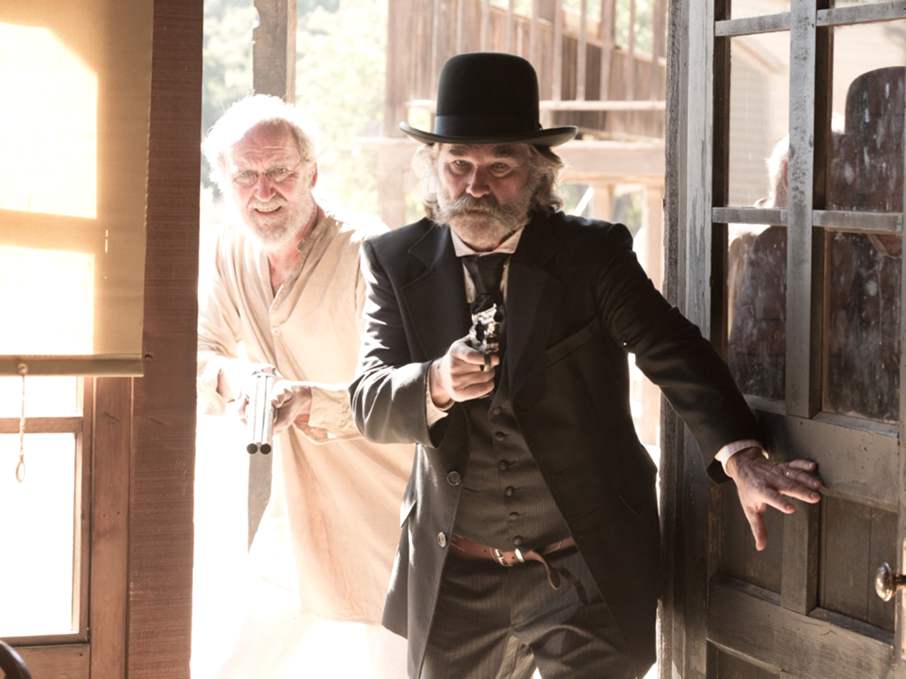 Richard Jenkins and Kurt Russell in Bone Tomahawk