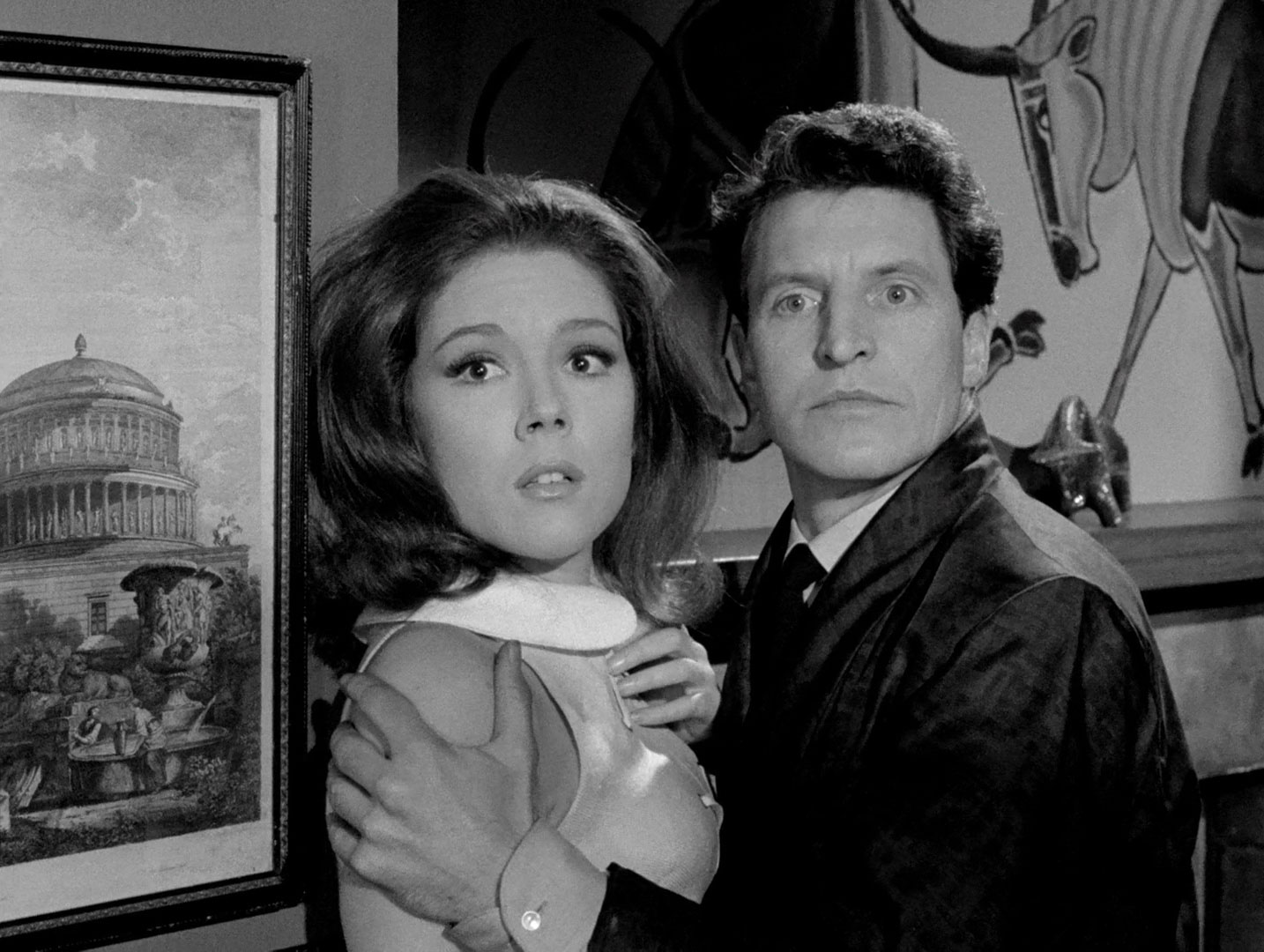 Emma Peel and Group Captain Miles