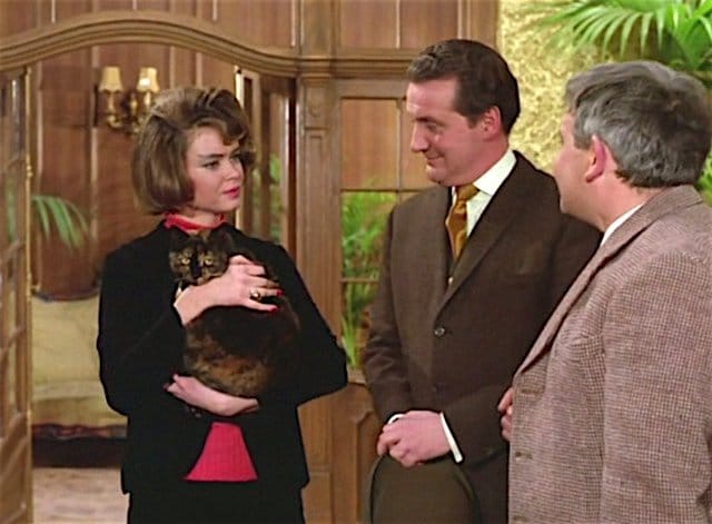 Gabrielle Drake, Patrick Macnee and Ronnie Barker