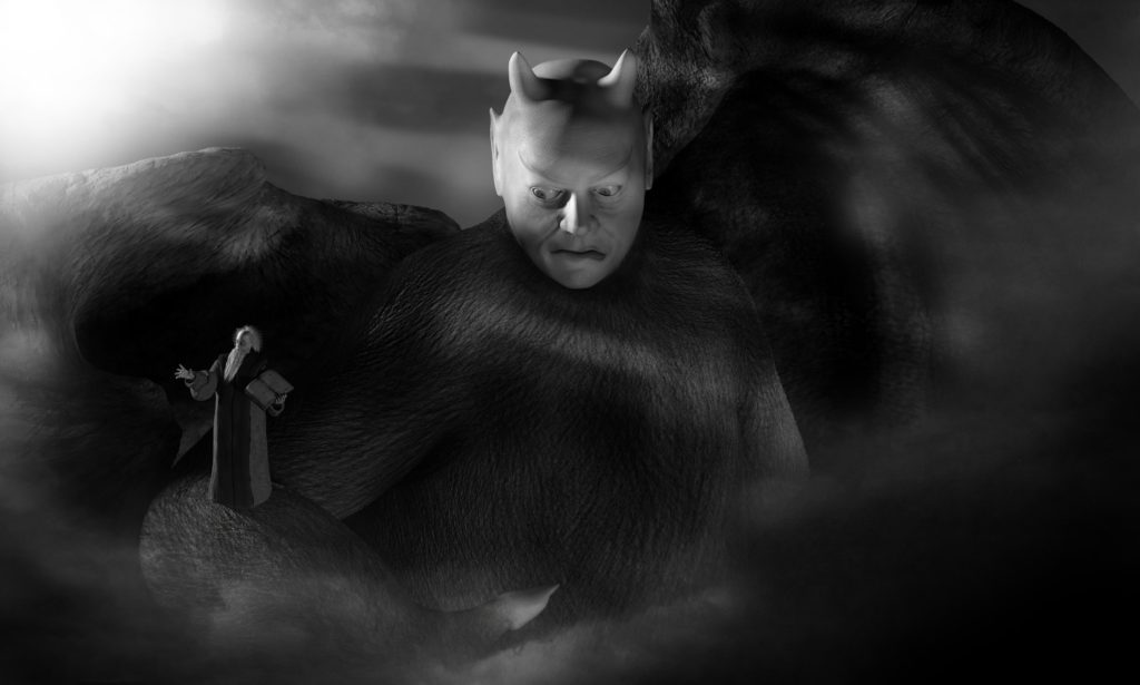 Scene from Murnau's Faust