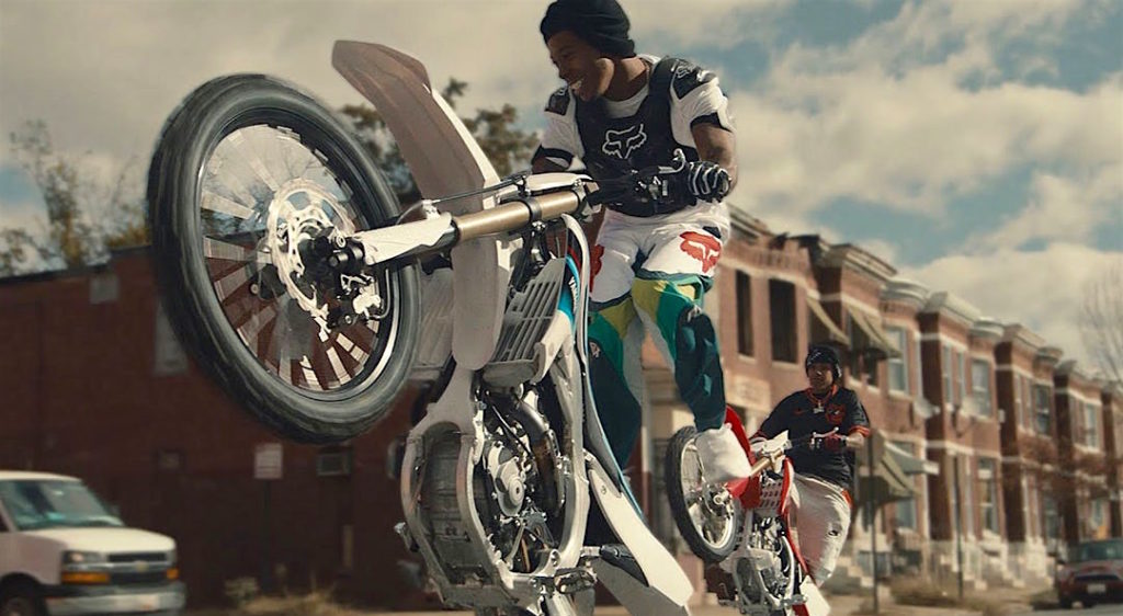 A stunt rider