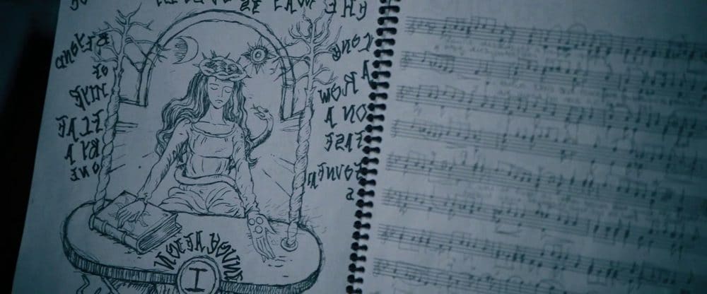 Medieval occult drawing